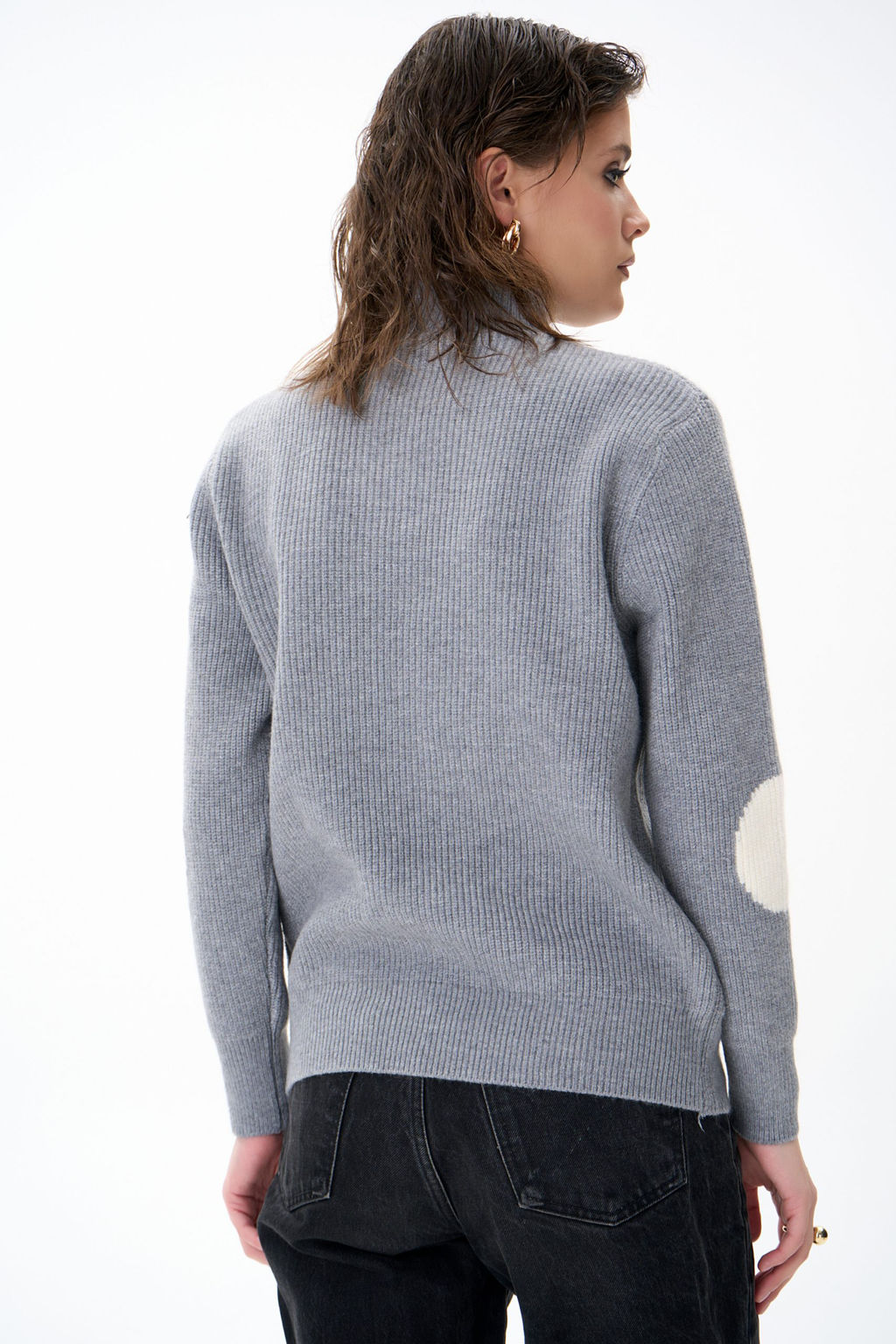 Свитер Зои (серый) - Эльза фото 10