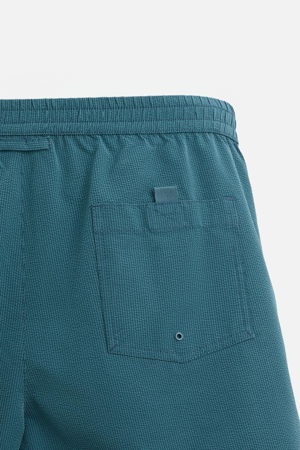 DOKULU REGULAR FIT DENIZ SORTU - Zara фото 5