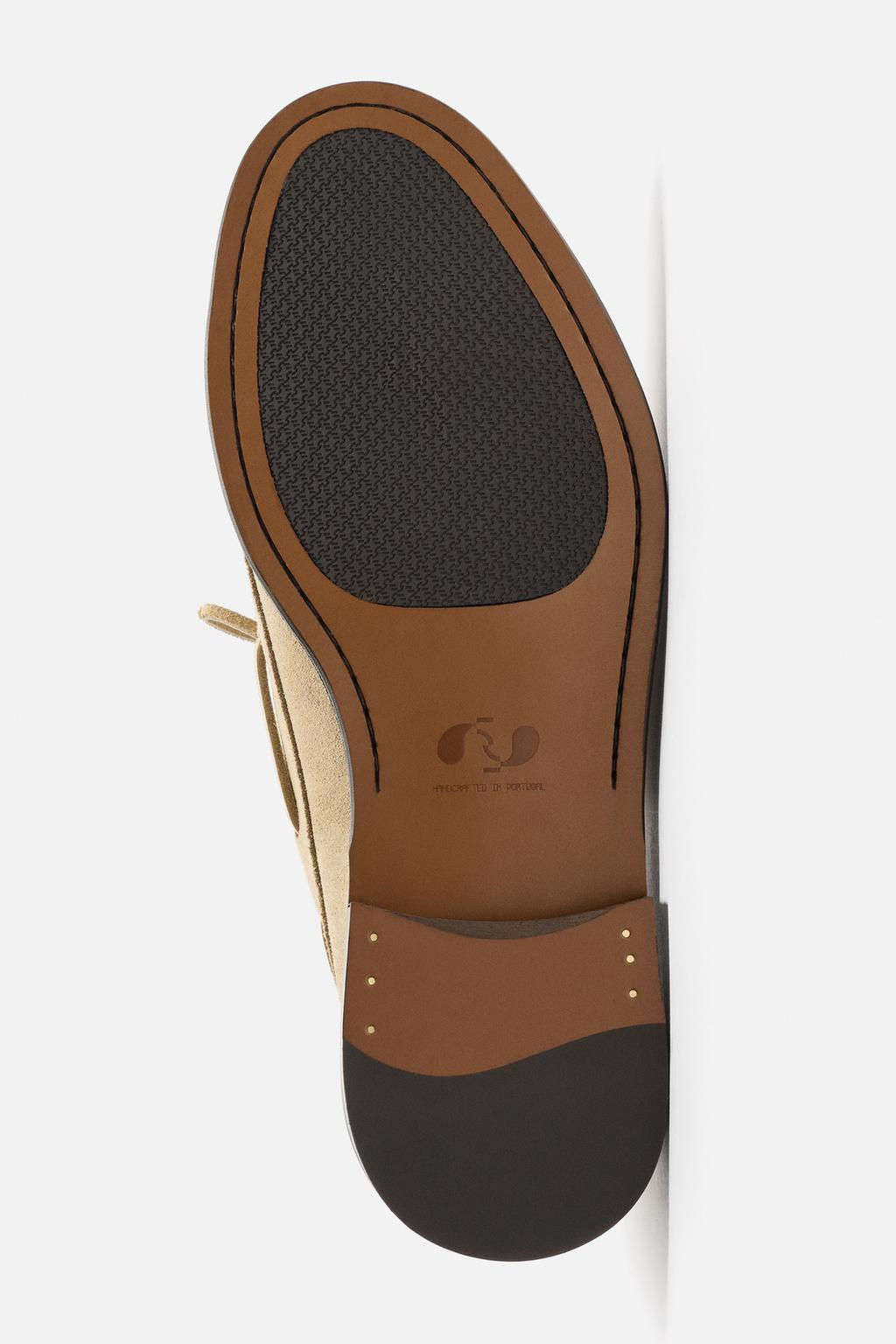 LEATHER DECK SHOES - Zara фото 4
