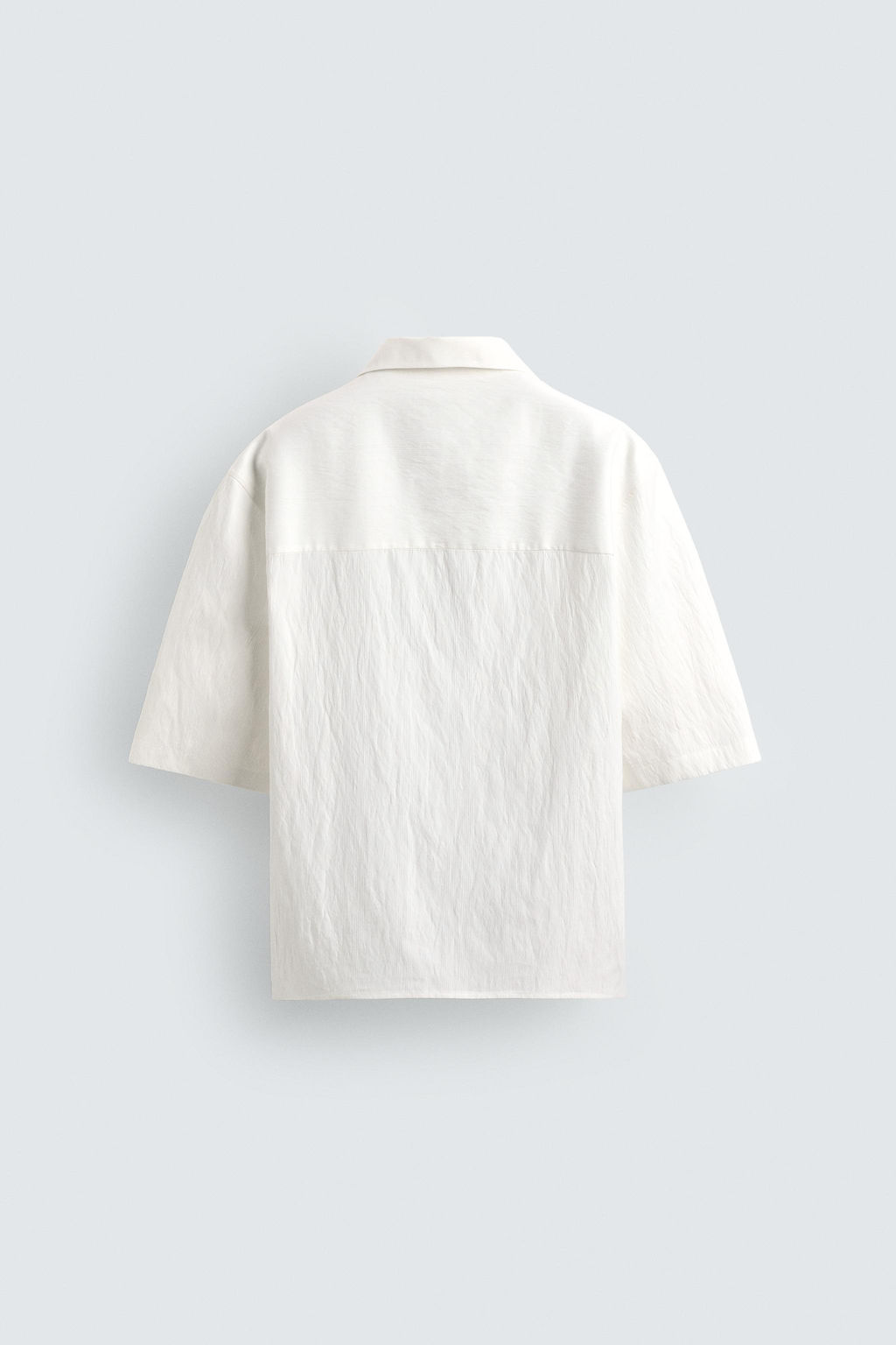 CAMISA POLO ESTRUCTURA RAYAS / Blanco - Zara фото 7