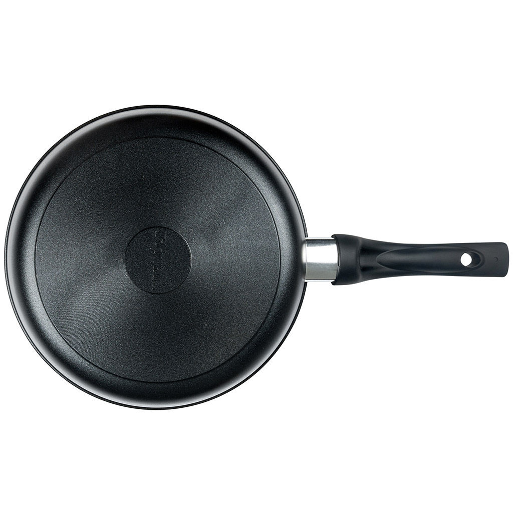 Сковорода с тефлоновым покрытием д24см Классик, h6,5см, s0,4см, ручка из термостойкого пластика (Россия) - Домашняя мода фото 3