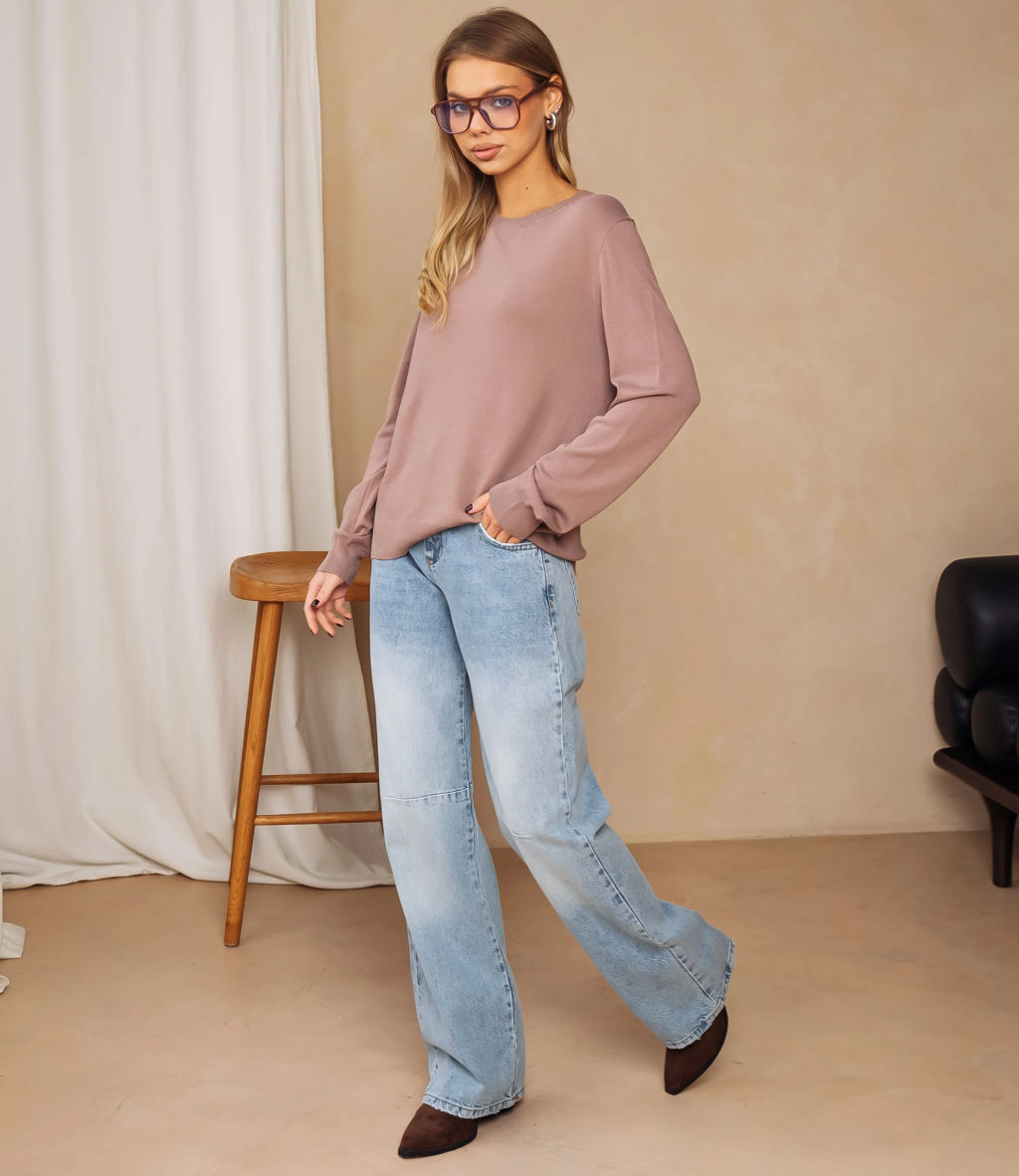 Джемпер #ОКТ125002, мокко - Dommod фото 4