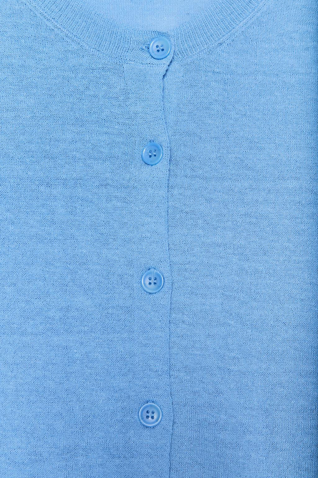 LINEN BLEND CARDIGAN - Zara фото 13