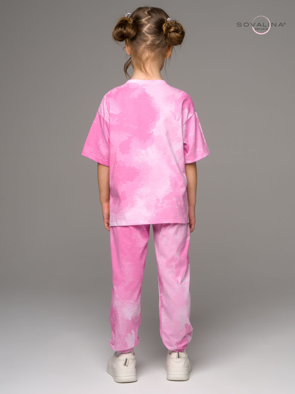 Костюм Daily girl тайдай розовый mini - Sovalina фото 15