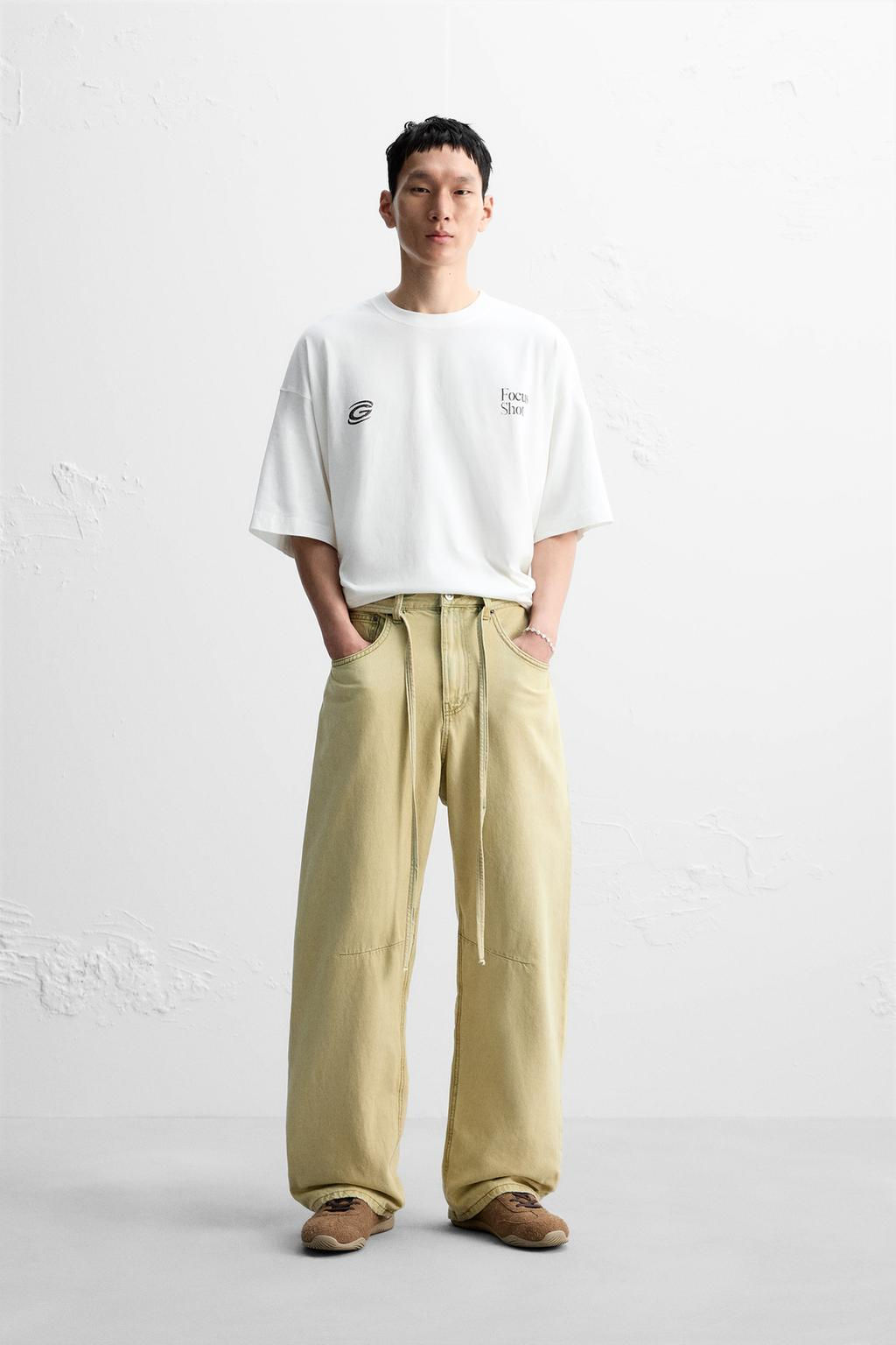 CONTRAST PRINTED T-SHIRT