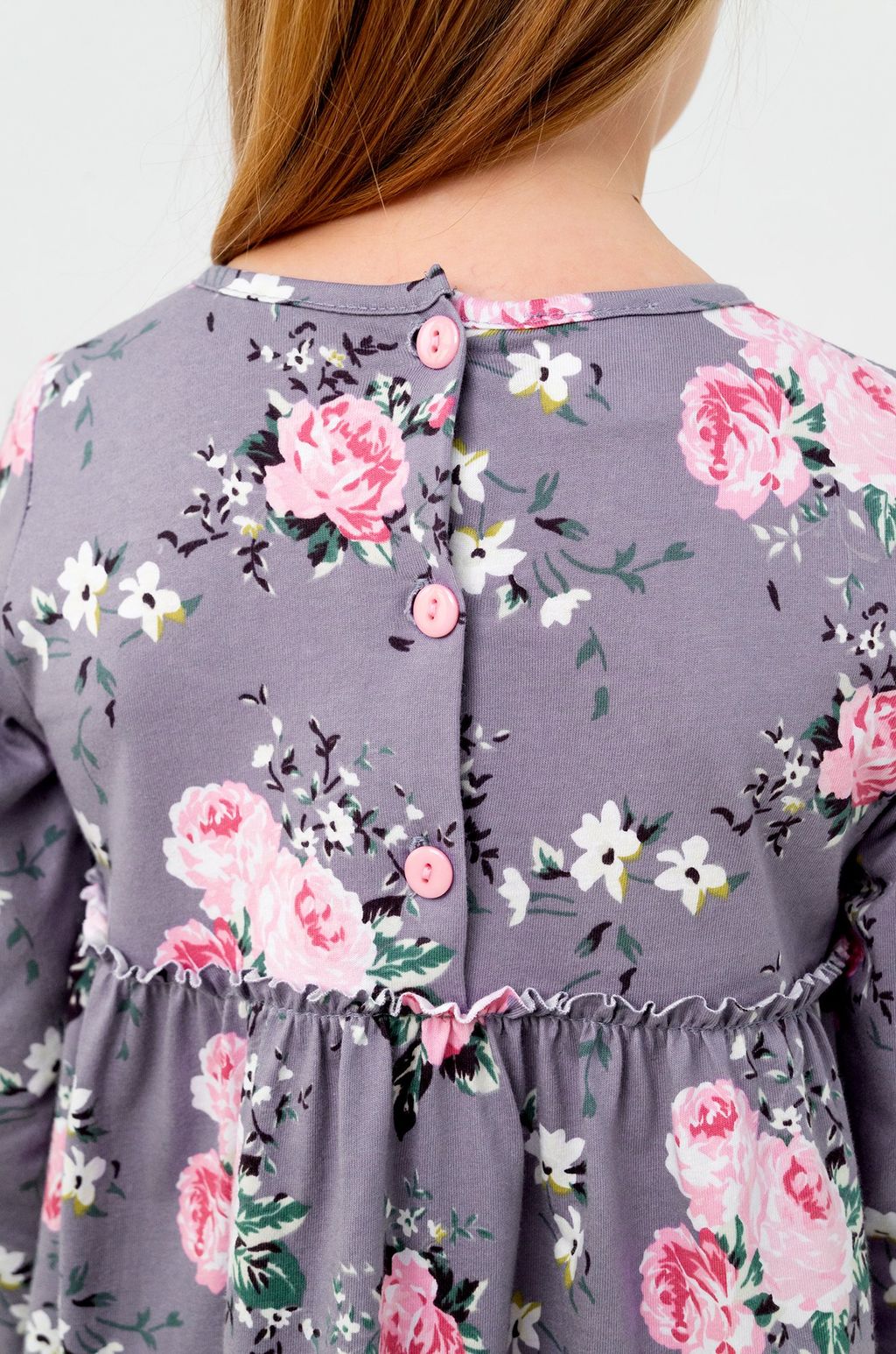 Хлопковое платье для девочки Happy Fox фото 6