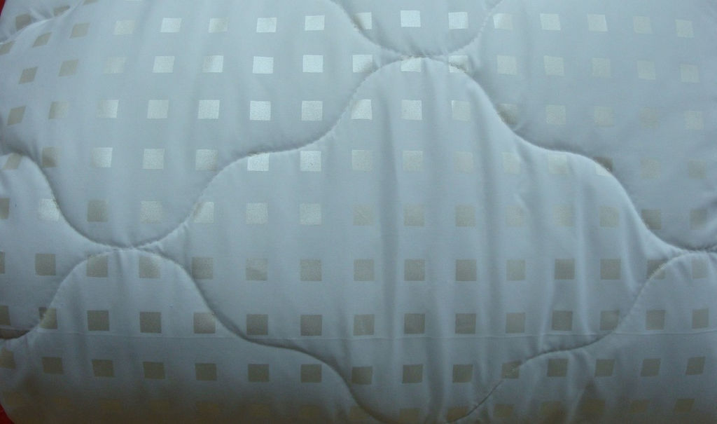 Одеяло Лебяжий пух белый тик Евро 1 - Luteks фото 3
