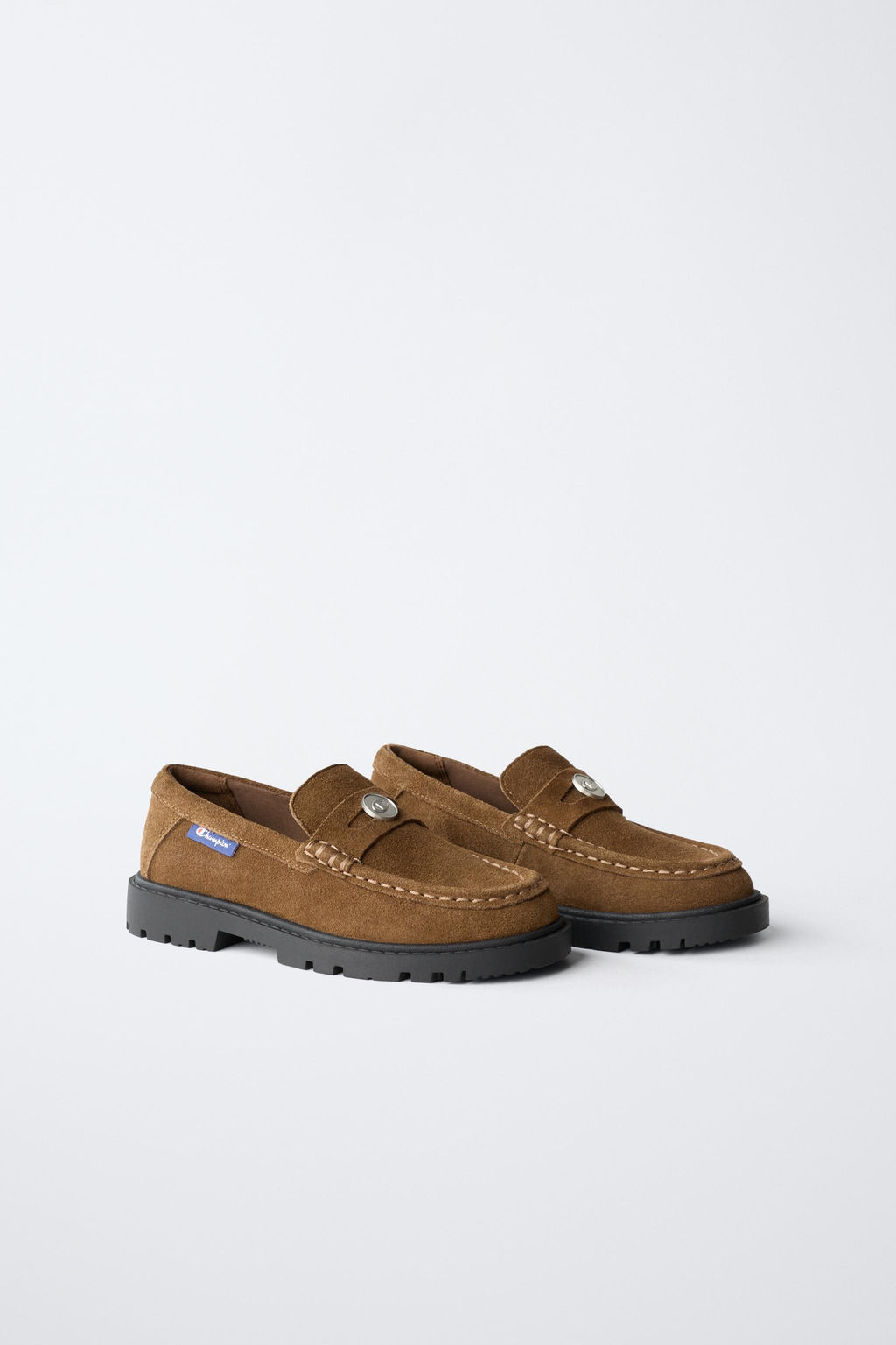 CHAMPION ® X ZARA LEATHER LOAFERS  фото 2