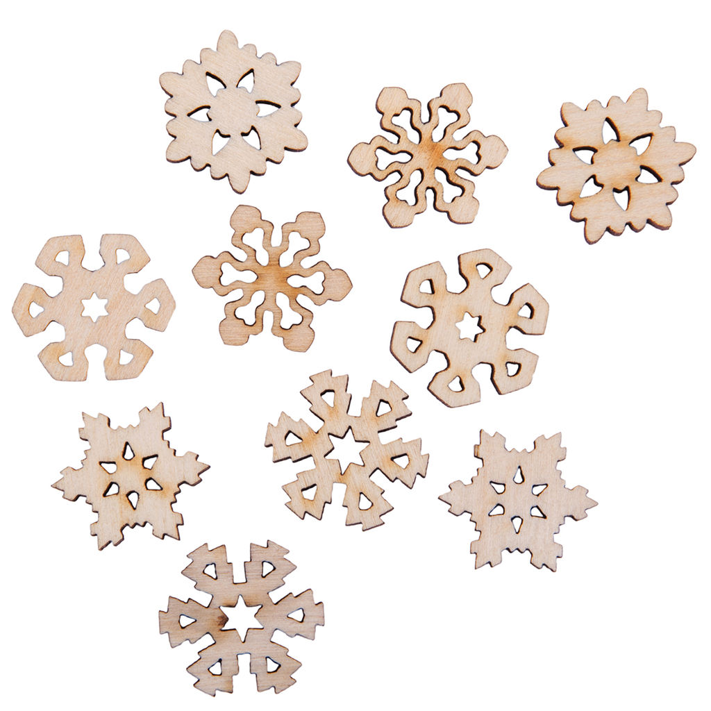 Заготовка для декорирования Mr. Carving ВД-1216 Мини набор Снежинки №2 фанера 0.3 см