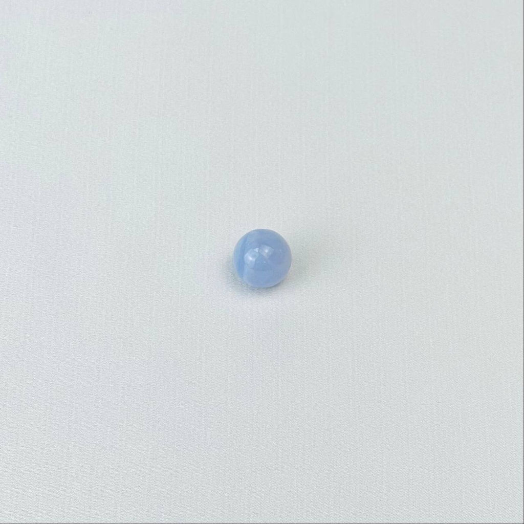 Бусины для украшений из Голубого агата (3 шт)