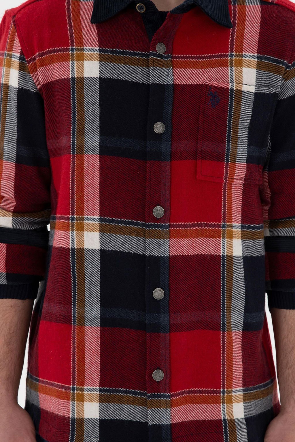 Мужская красная рубашка с длинным рукавом 1 бесплатно для 1 зоны в рубашках - U.s. polo assn фото 6