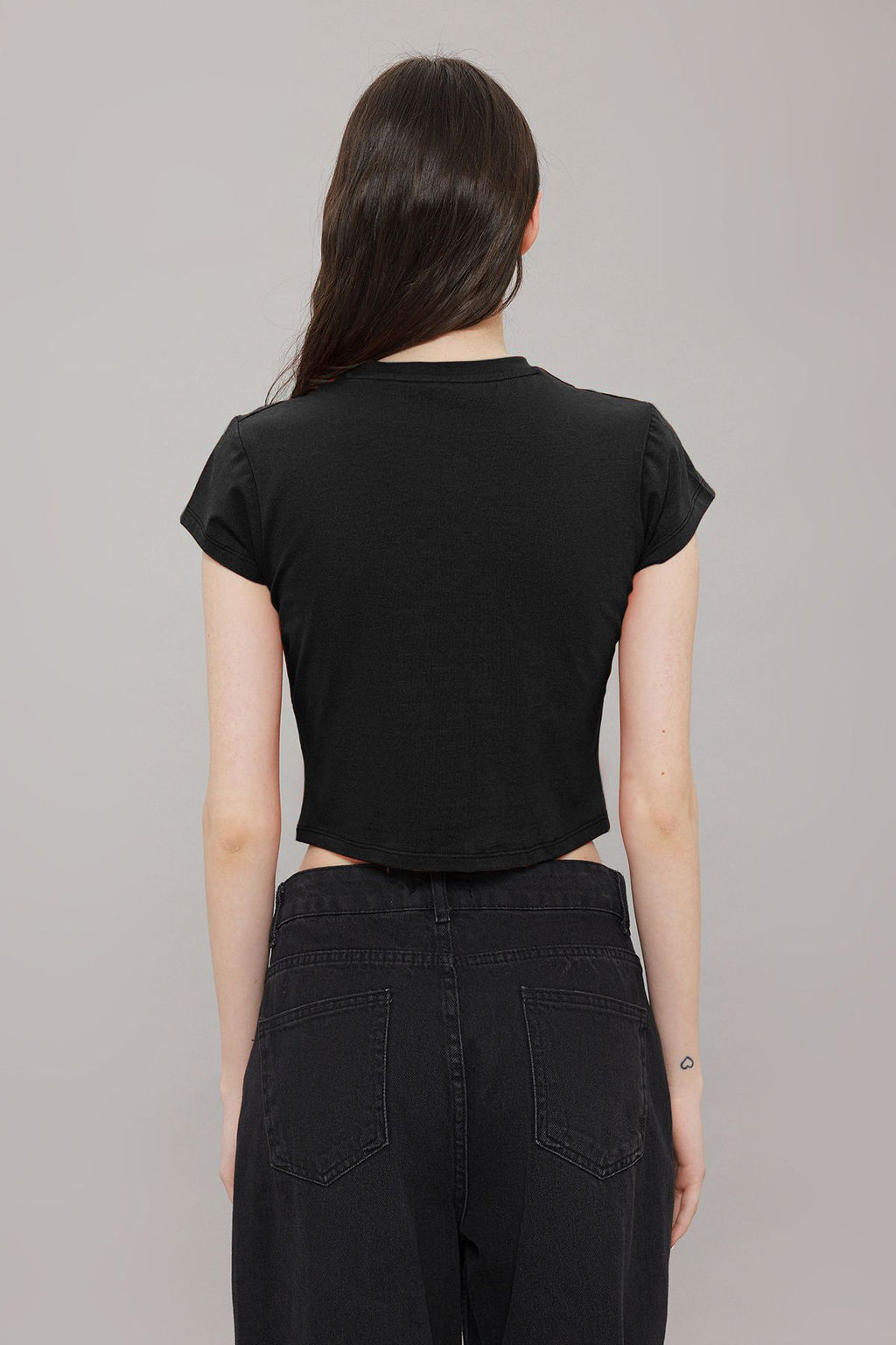 Bordo Baglama Fiyonk Detayl? Fitted/Vucuda Oturan Orme Bluz TWOSS25BZ00089 - Trendyolmilla фото 8