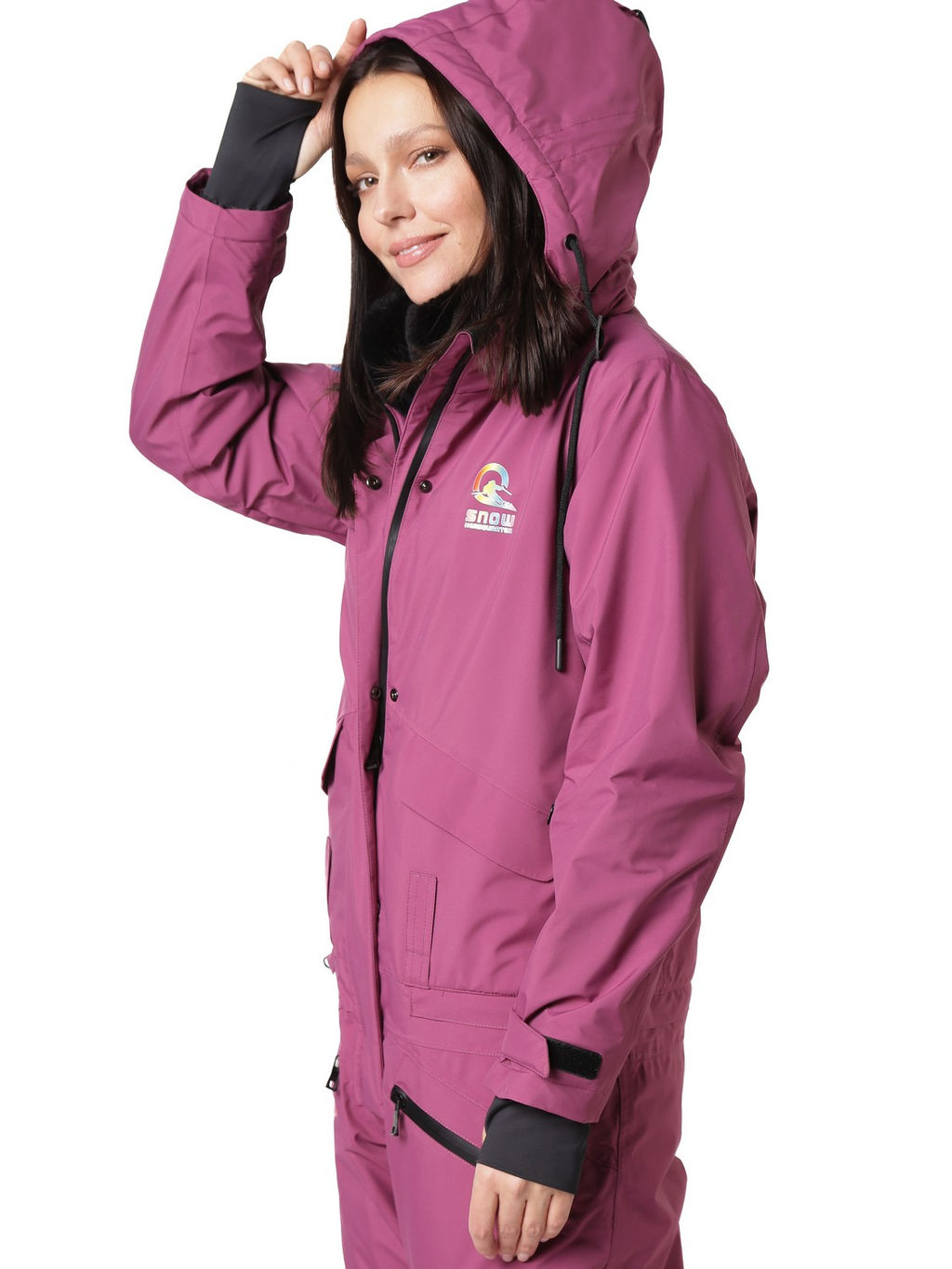 Комбинезон BB-0289 Брусничный