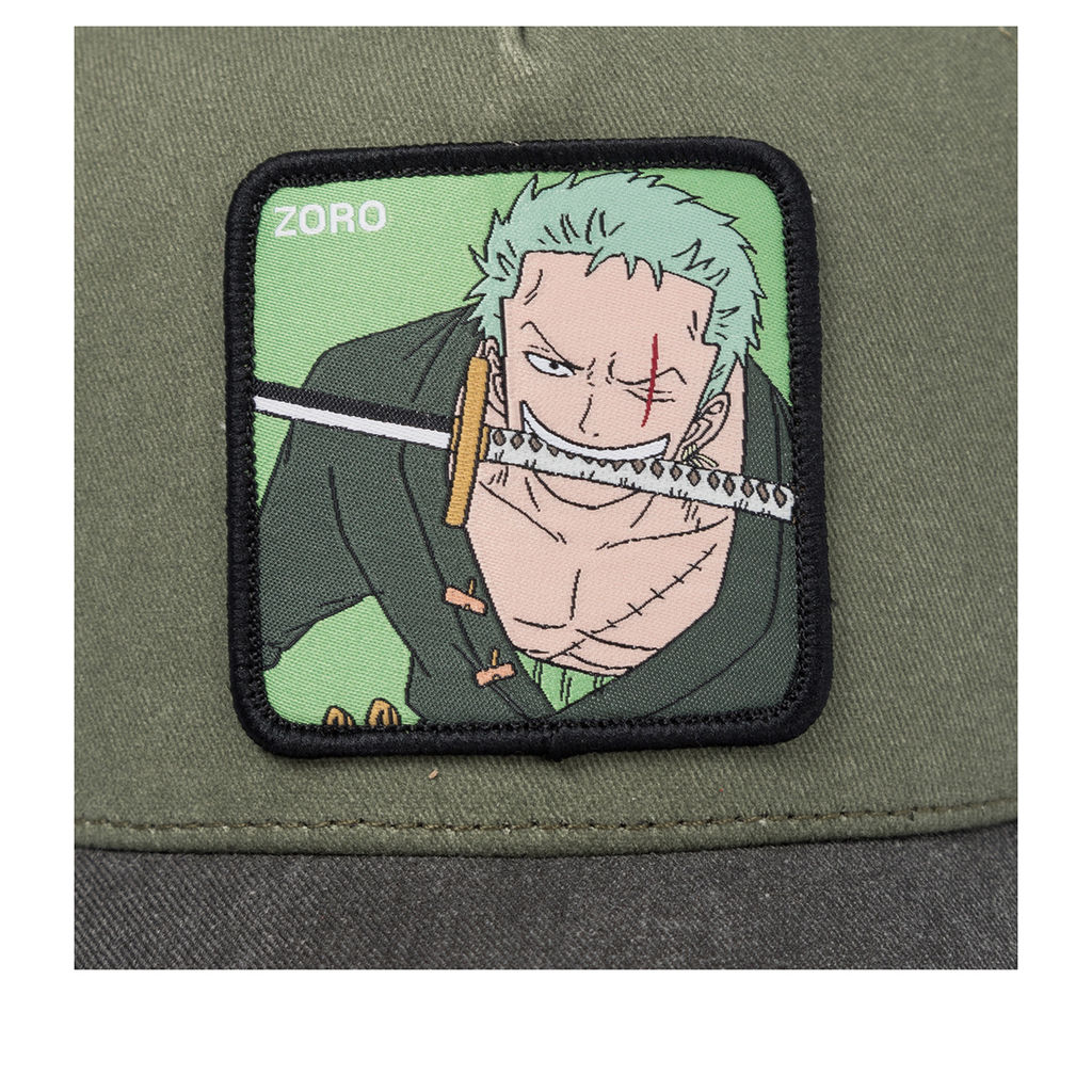 Бейсболка CAPSLAB арт. CL/OP4/1/PCT/ZOR One Piece Zoro (светло-зеленый / серый)  фото 3