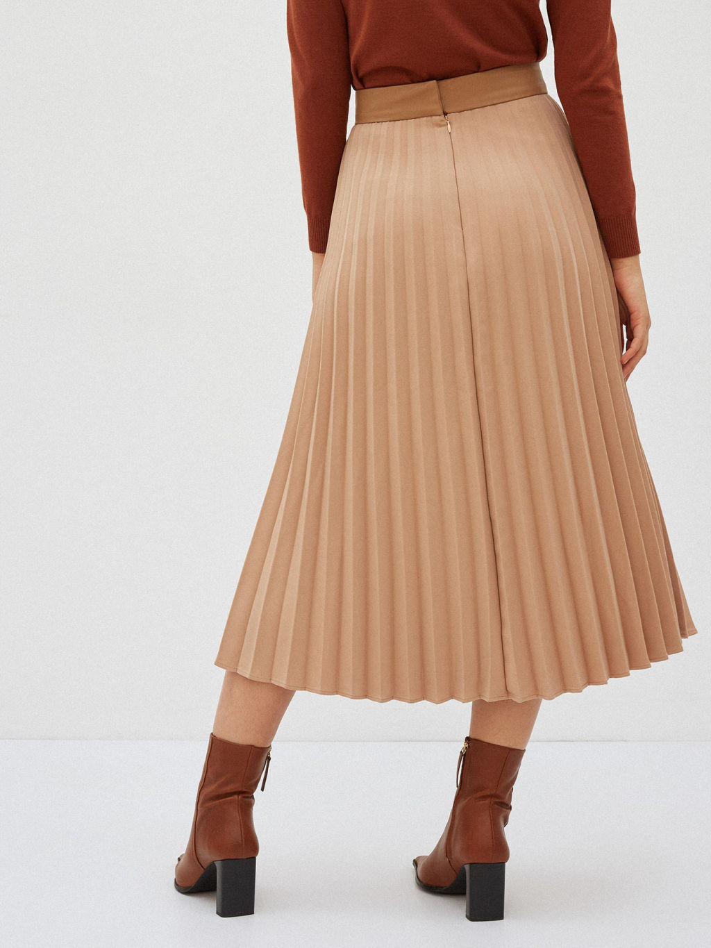 Conso/PU 210909 - beige Юбка  фото 4