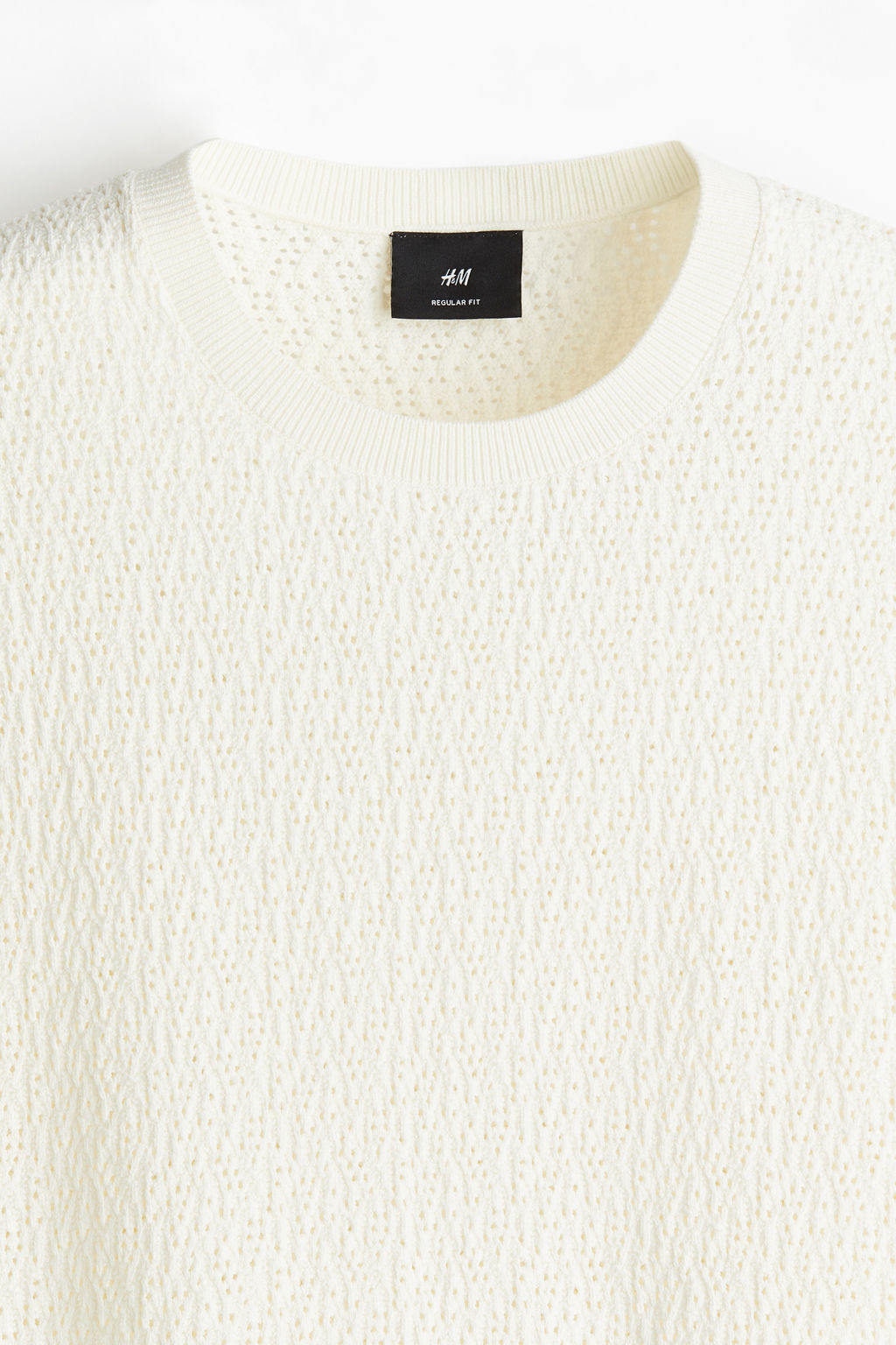 Camiseta en punto texturizado Regular Fit - H&m фото 3