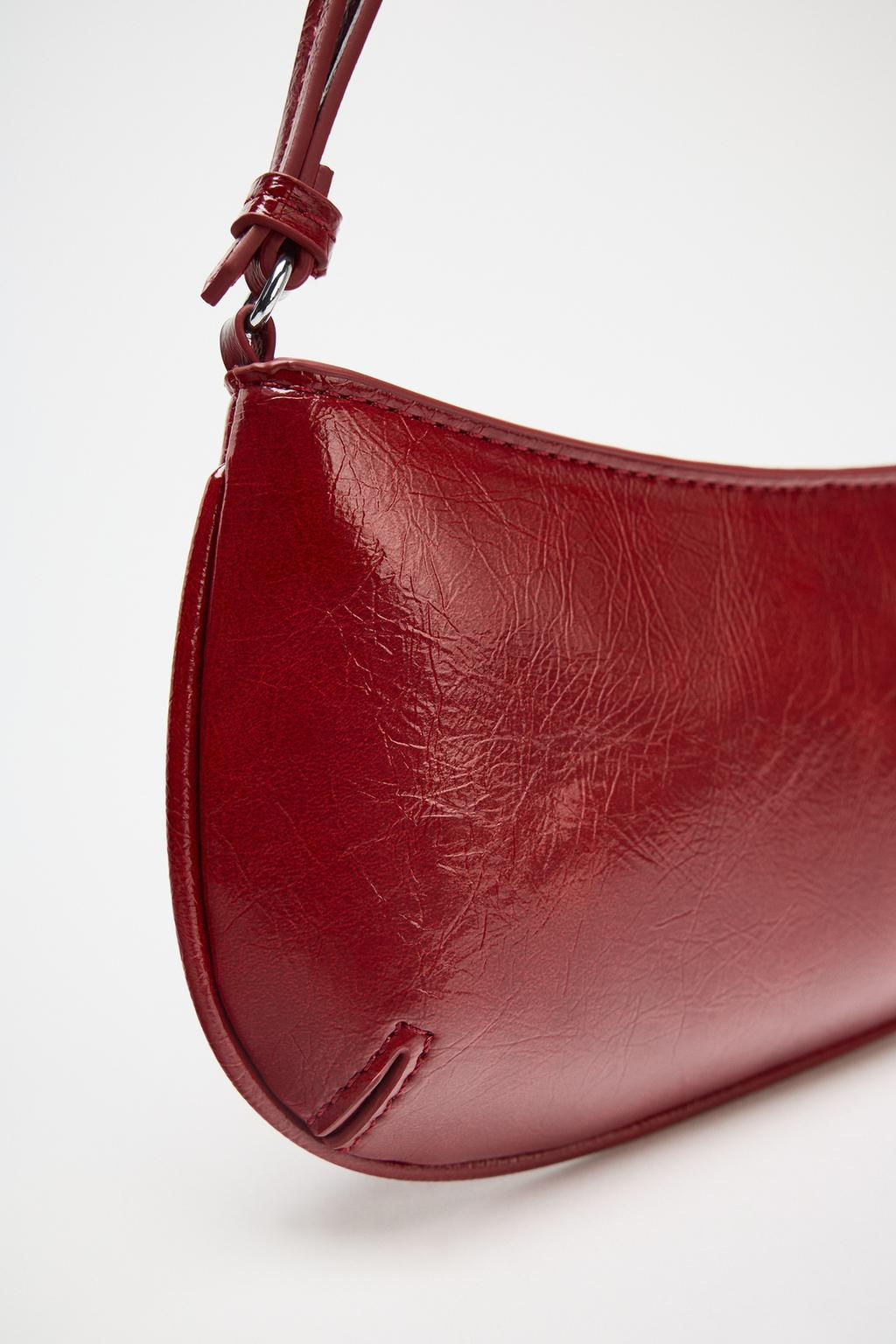 CRACKLED EFFECT BAG - Zara фото 6