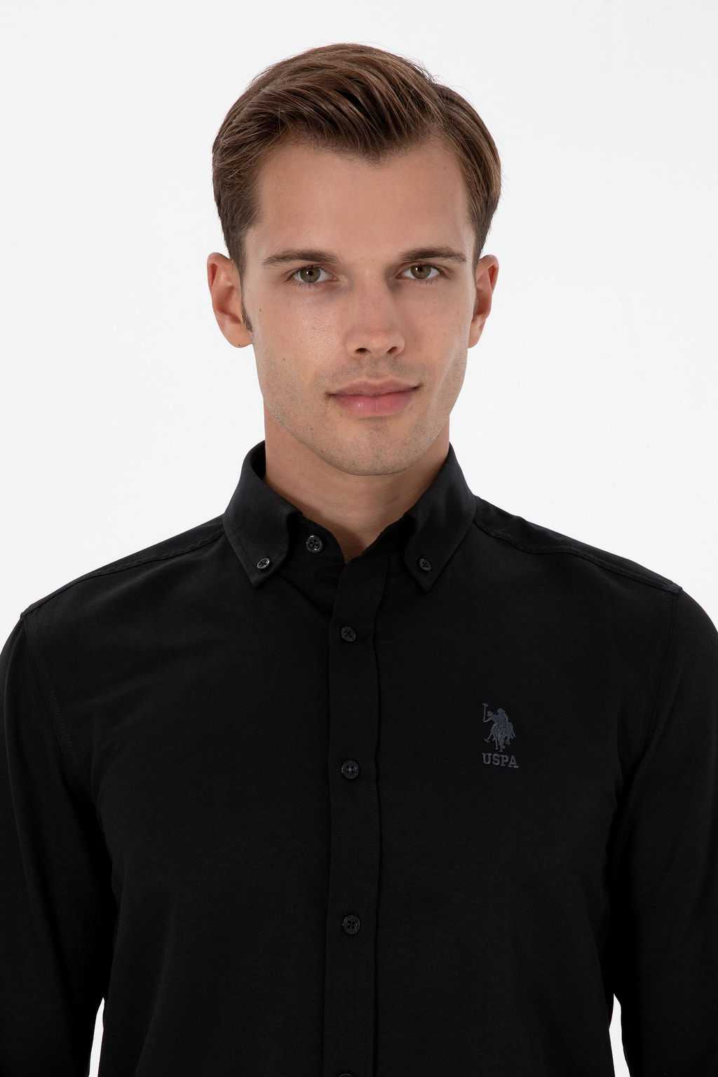 Erkek Siyah Uzun Kollu Basic G_mlek Sepette S_rpriz _ndirim - U.s. polo assn фото 2