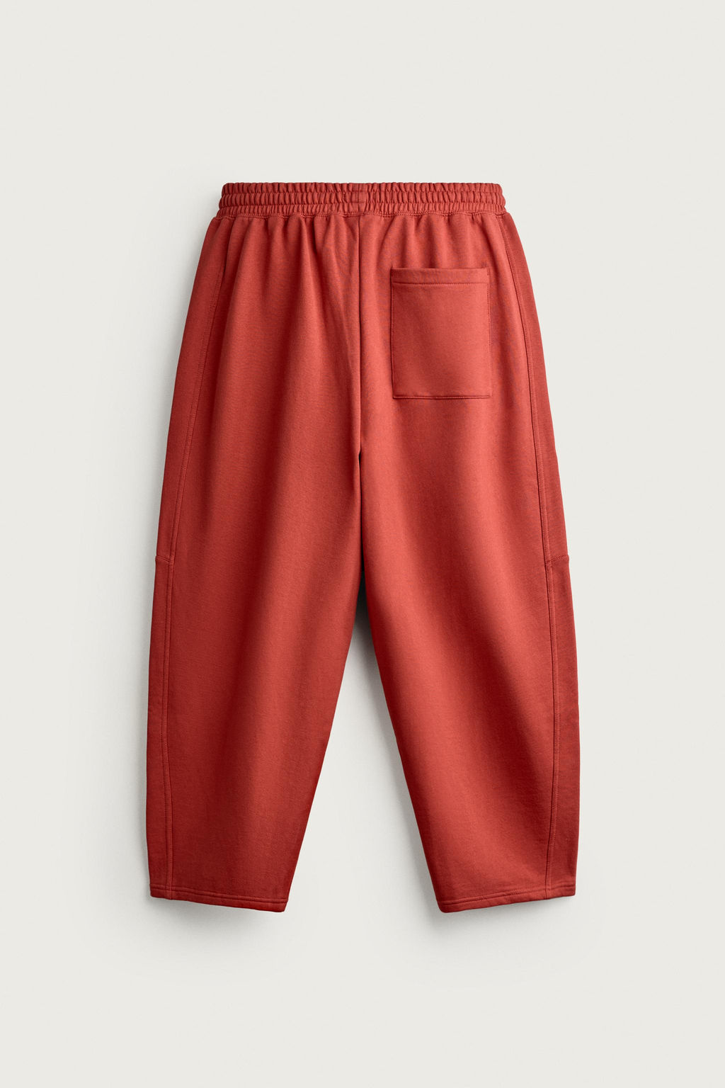PANTAL?N CH?NDAL BALLOON FIT B?SICO / Rojo - Zara фото 6