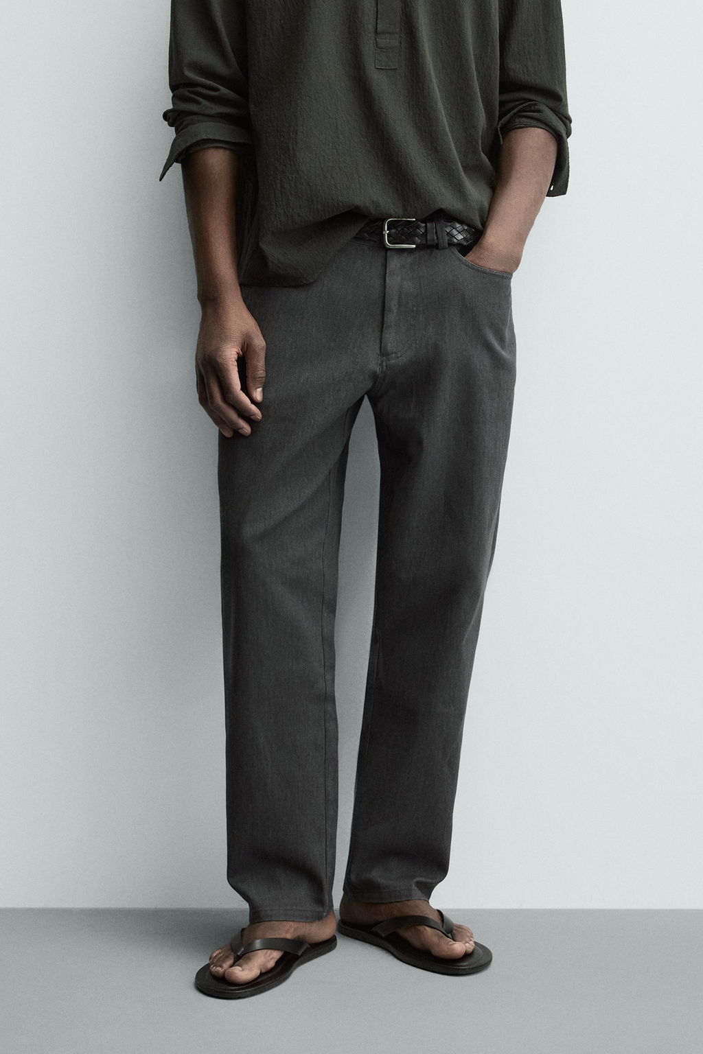 STRAIGHT-LEG JEANS - Zara фото 21