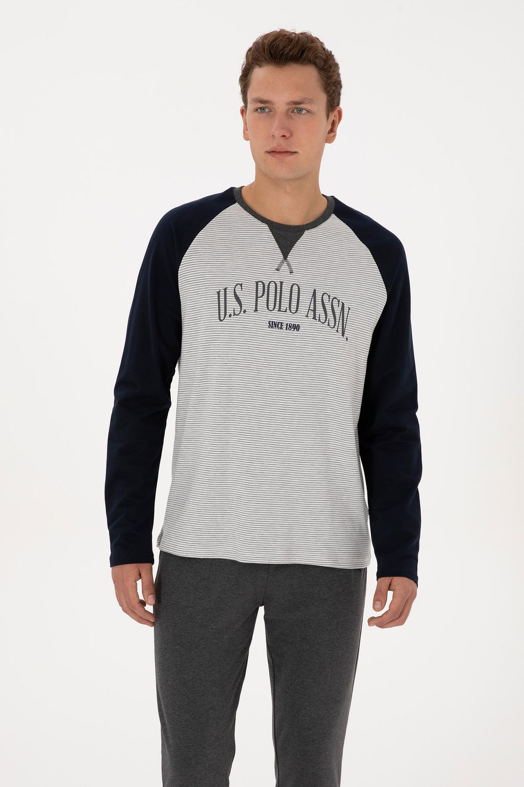 Erkek Lacivert Pijama Tak_m_ - U.s. polo assn фото 3