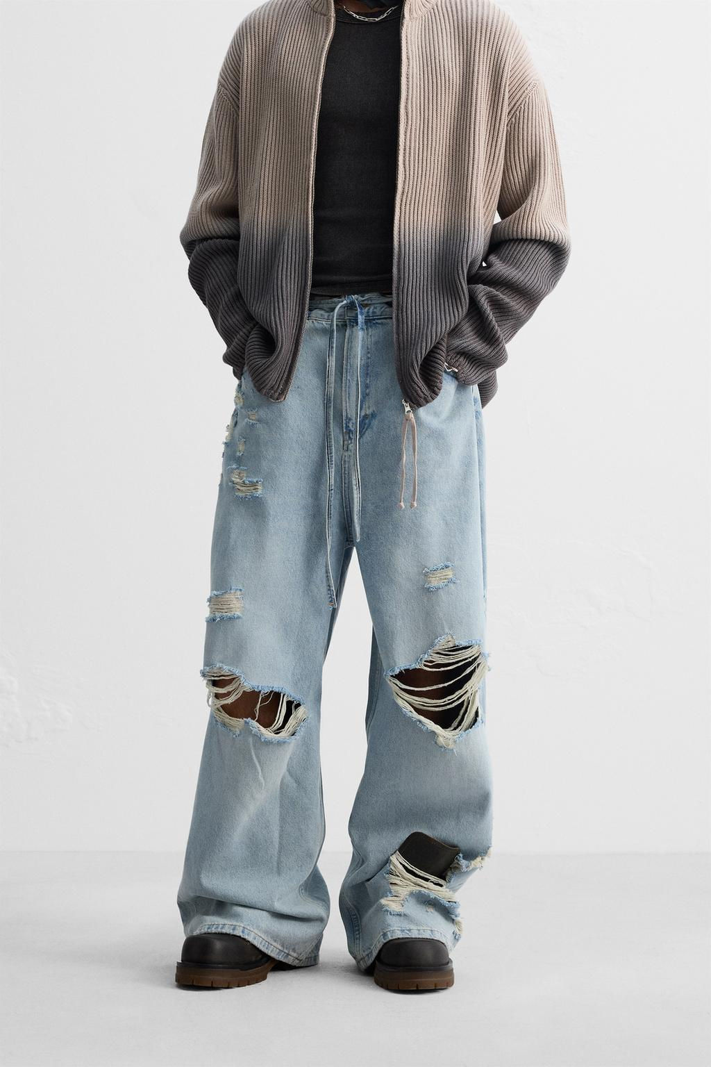 DISTRESSED BAGGY JEAN - Zara фото 2