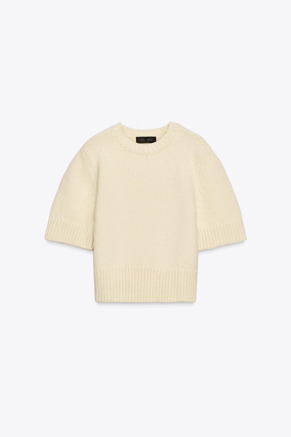 SHORT SLEEVE KNIT SWEATER - Zara фото 5