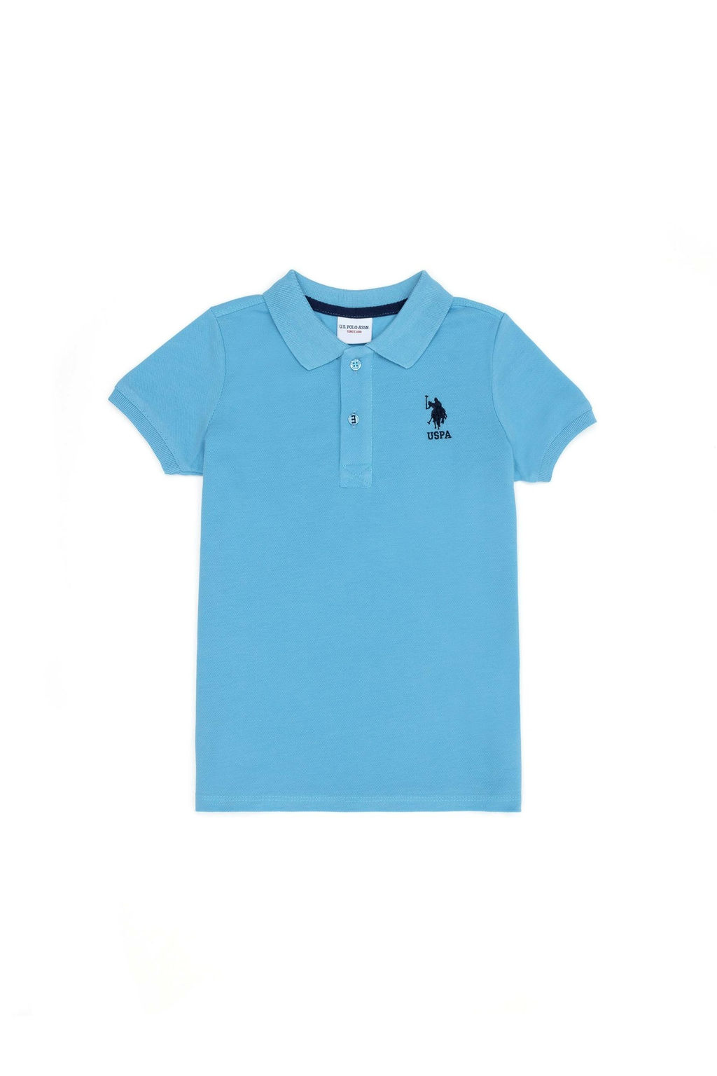 U. S. Polo Assn Базовая футболка бирюзового цвета для мальчика - U.s. polo assn фото 4