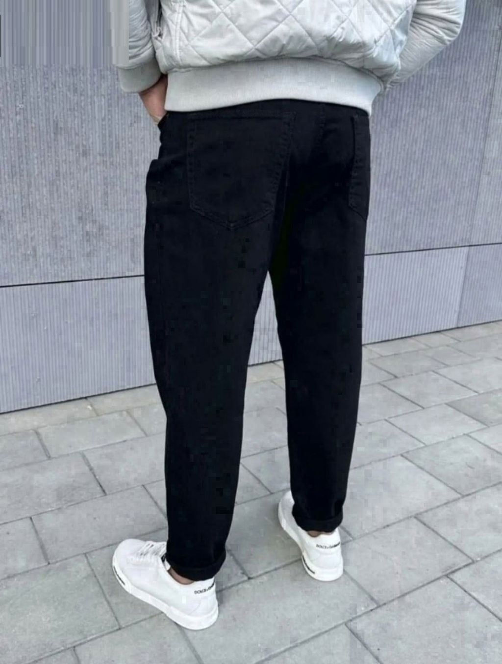 Джинсы бананы мужские