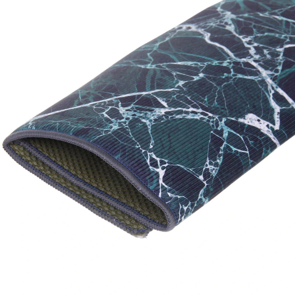 Коврик для сушки посуды 38*50см "Мрамор" зеленый