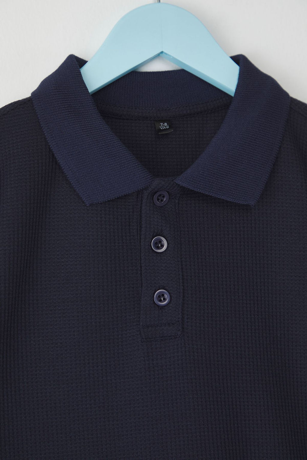 Yesil Erkek Cocuk Basic Regular/Normal Kal?p Polo Yaka K?sa Kol Orme T-Shirt TKDSS25TS00076 - Trendyolmilla фото 6