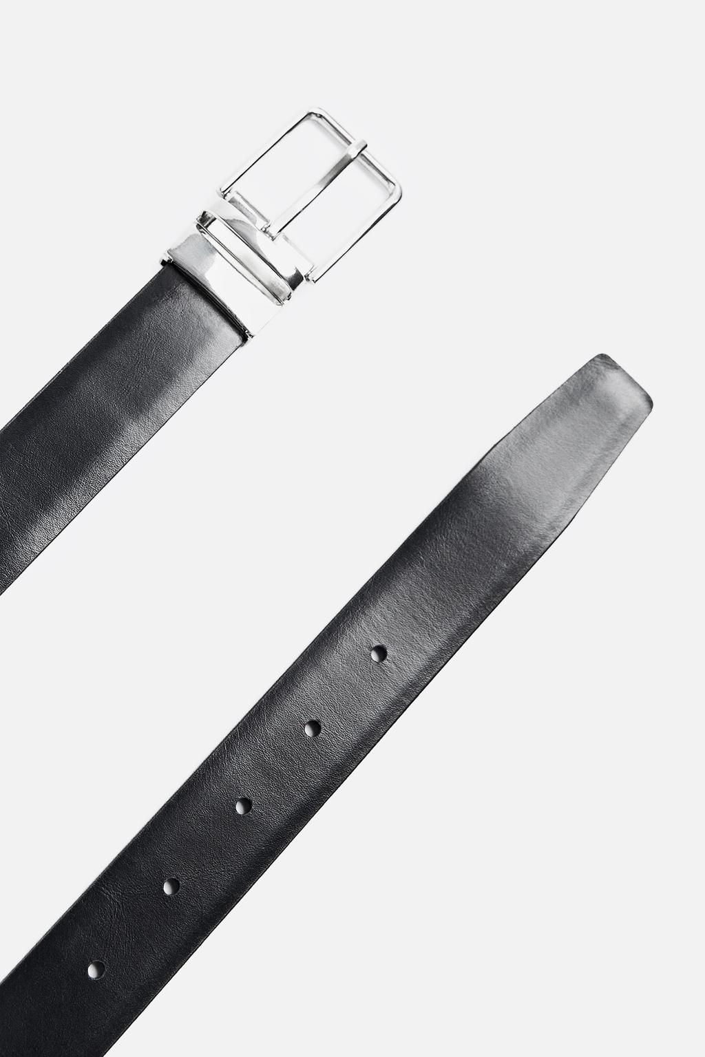 REVERSIBLE LEATHER BELT - Zara фото 6