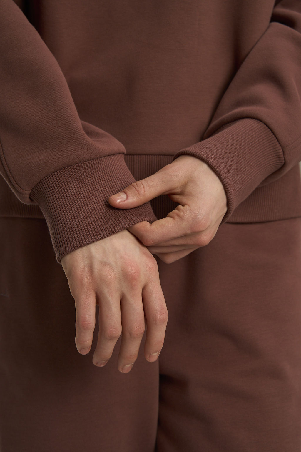 Свитшот утепленный Коричневый