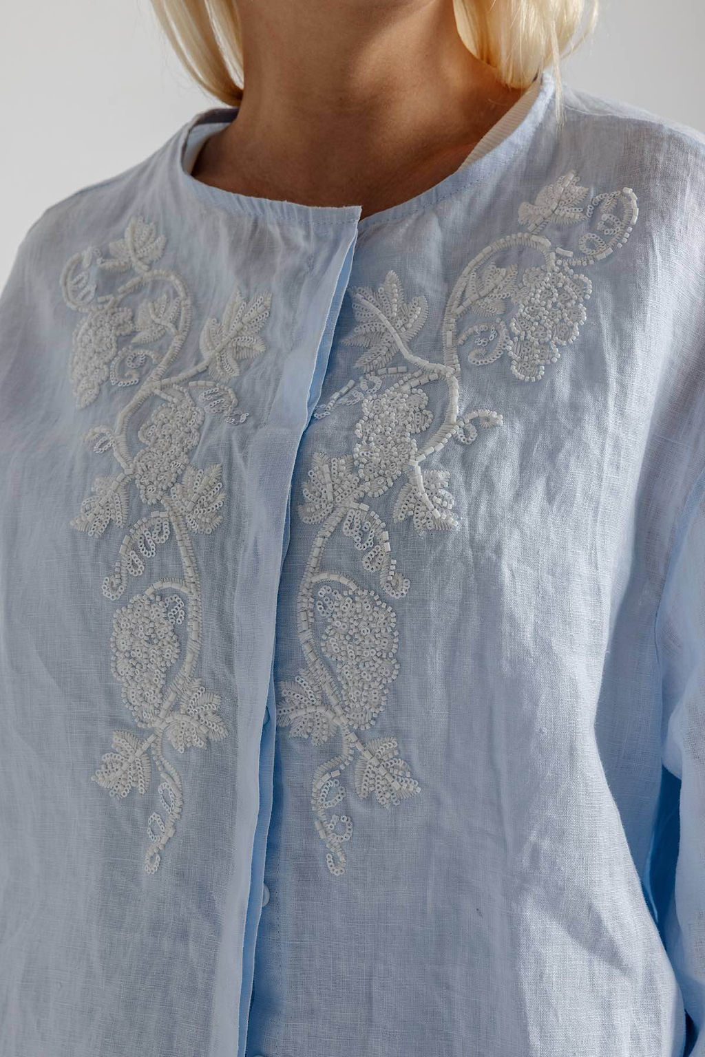 Блузка женская Р360808/01/Голубой