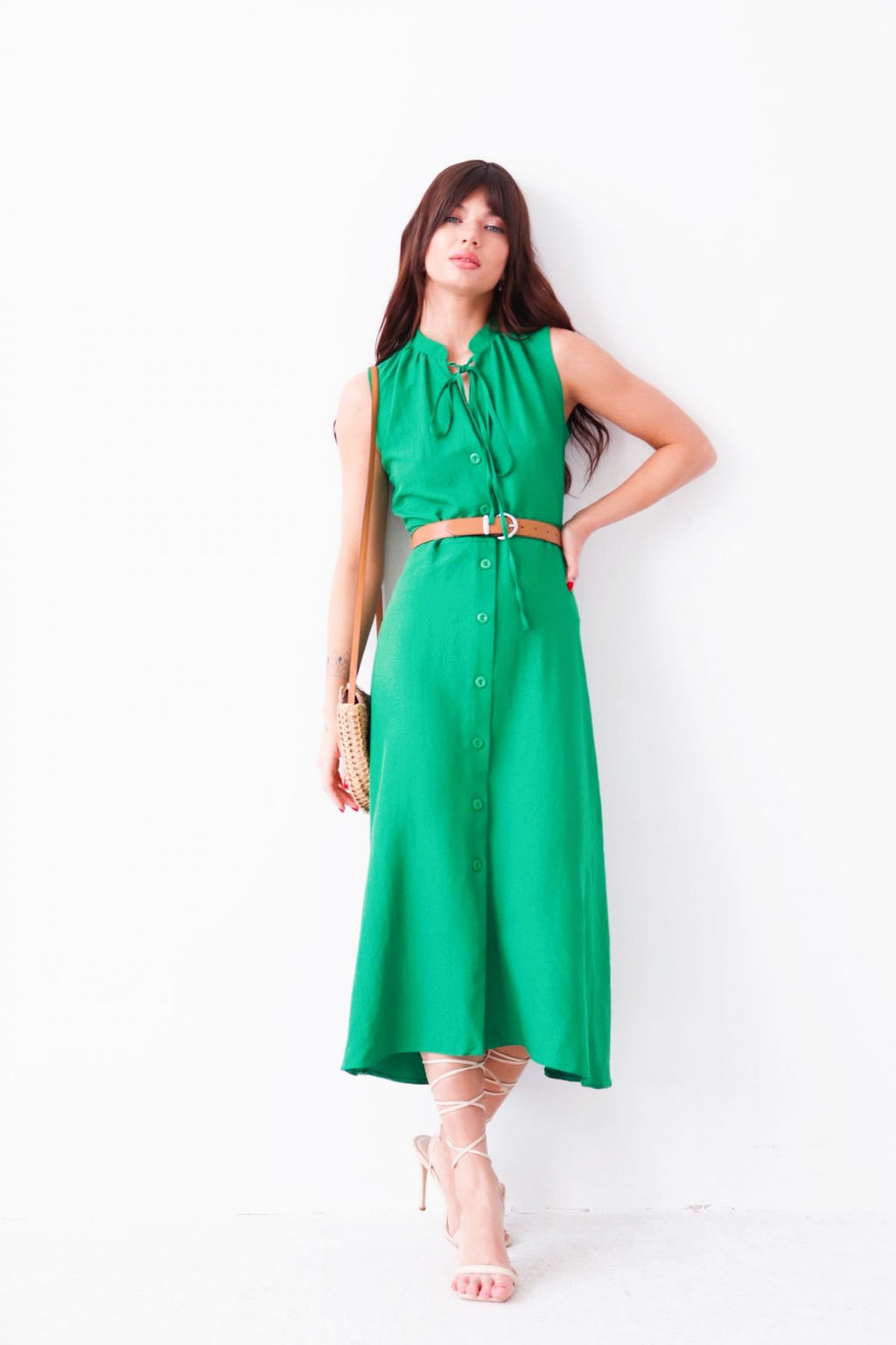 Платье, как из к/ф Красотка, зелёное - Martichelli фото 9