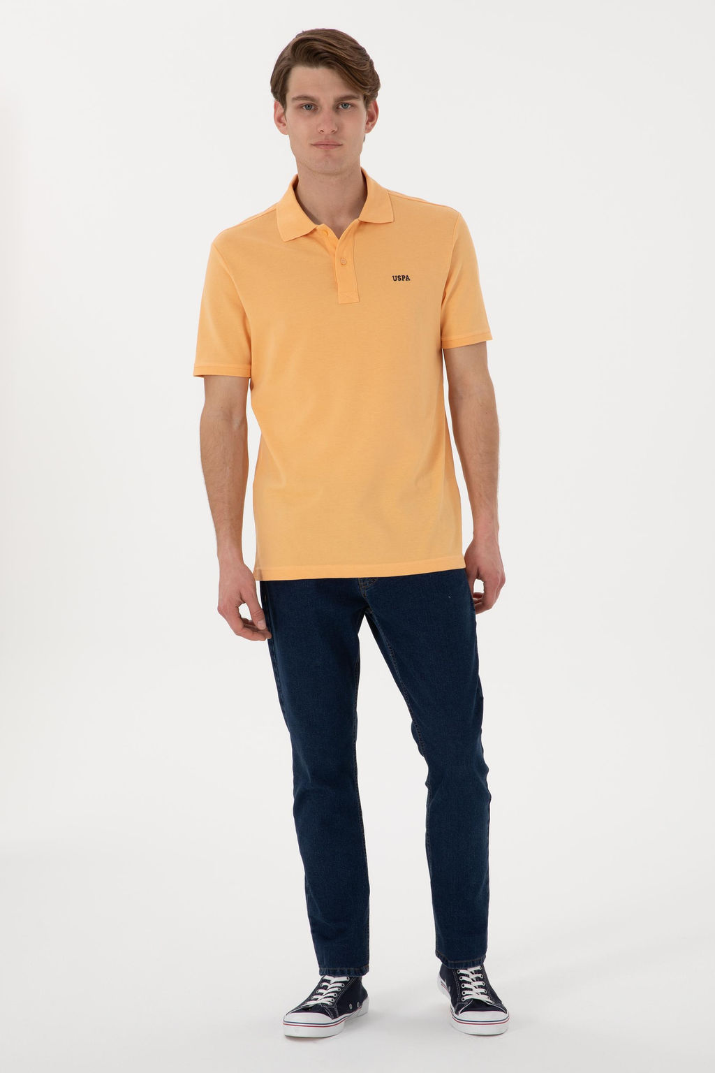 Erkek Turuncu Basic Ti__rt Sepette S_rpriz _ndirim - U.s. polo assn фото 5