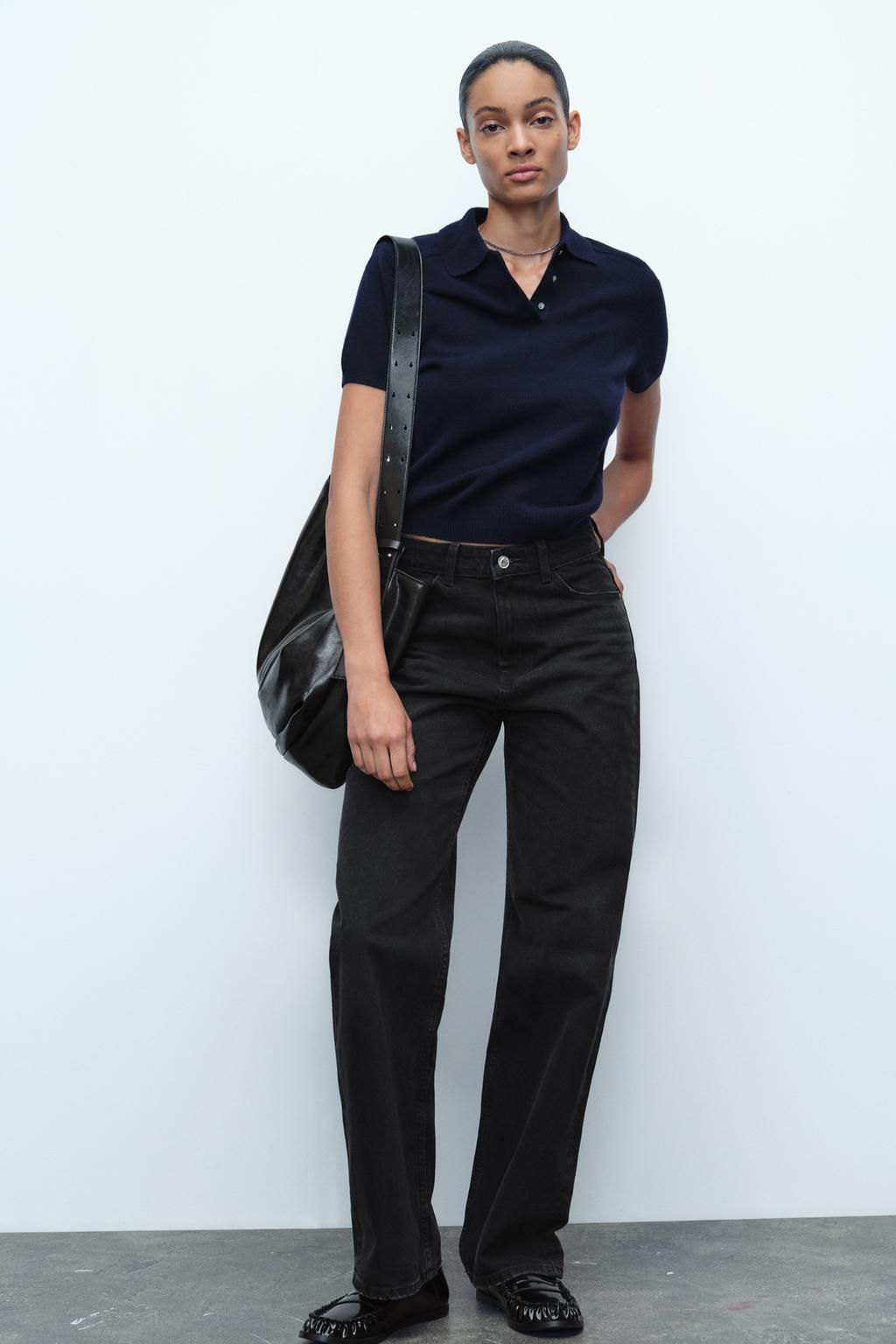 BASIC 100% WOOL POLO SHIRT - Zara фото 13
