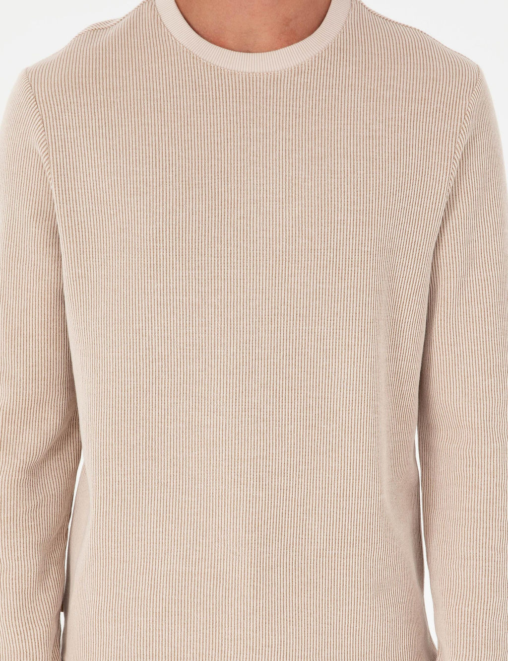 Bej Regular Fit Sweatshirt - Pierre cardin фото 6