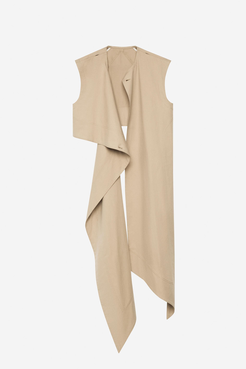2-IN-1 DETACHABLE WAISTCOAT TRENCH COAT - THE ITEM ZARA WOMAN  фото 11