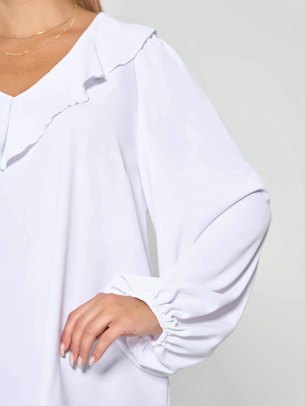 Блузка 0059-26 белый