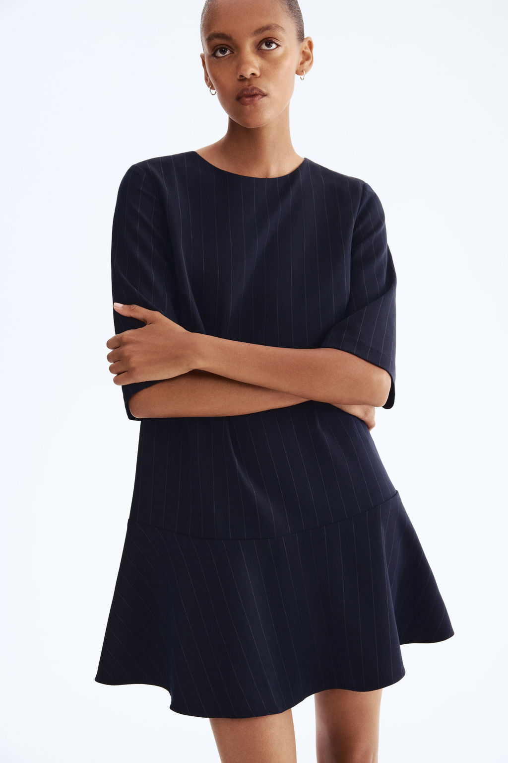 Vestido liso con falda circular - H&m фото 2