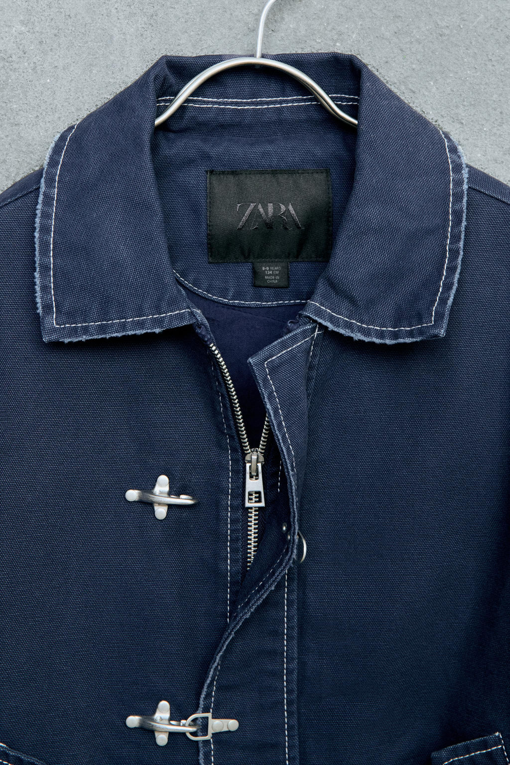 STORIESZ - CAZADORA PESPUNTES ALAMARES / marino - Zara фото 6