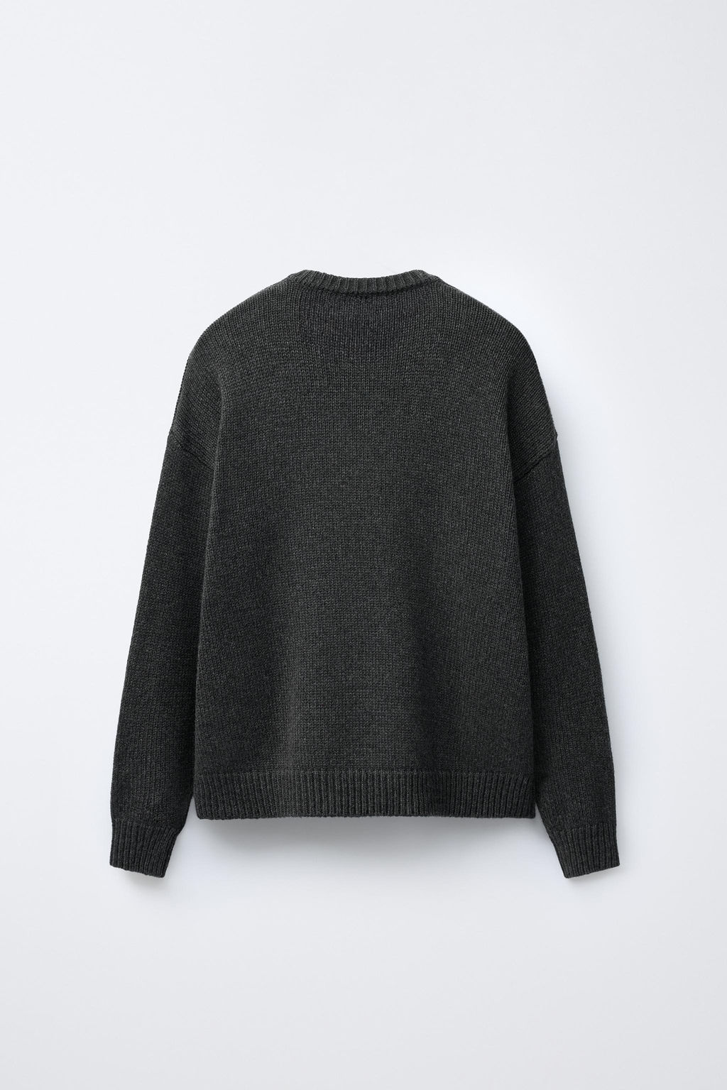WOOL KNIT JUMPER EMBROIDERED REINDEER HEARTS - Zara фото 2