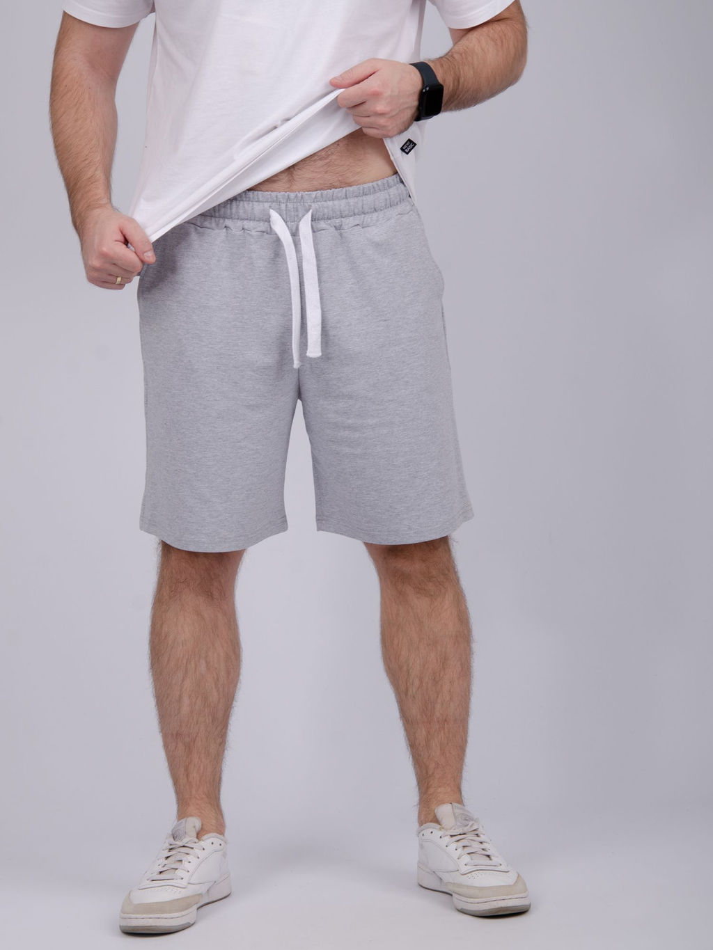 Шорты, футер с лайкрой - Малина фото 8