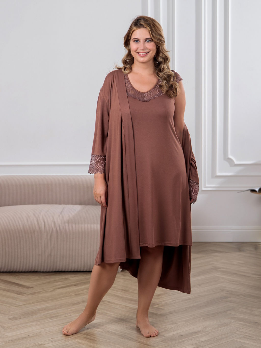 Халат Висса-3 из вискозы с лайкрой VIOTEX - Виотекс фото 27