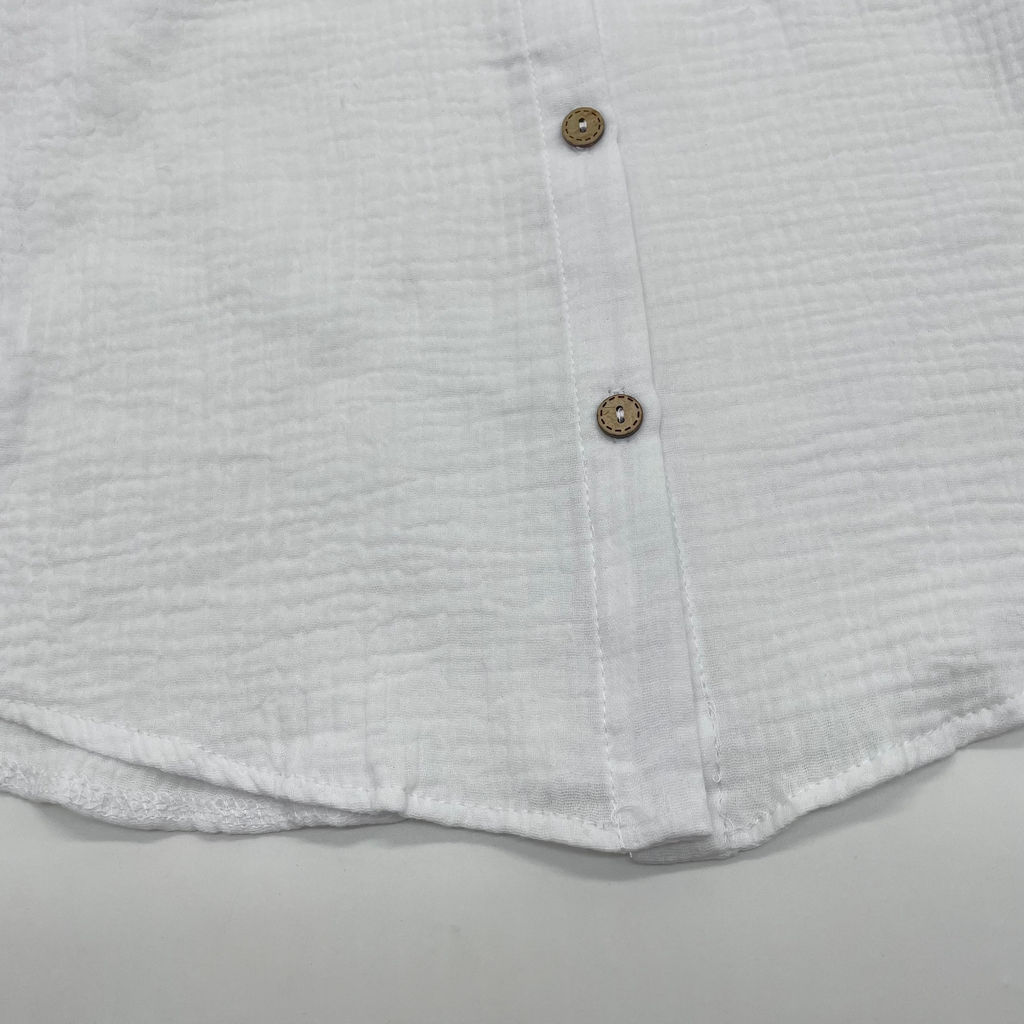 Детская рубашка из муслина GASTON, Белый - Caimano фото 5