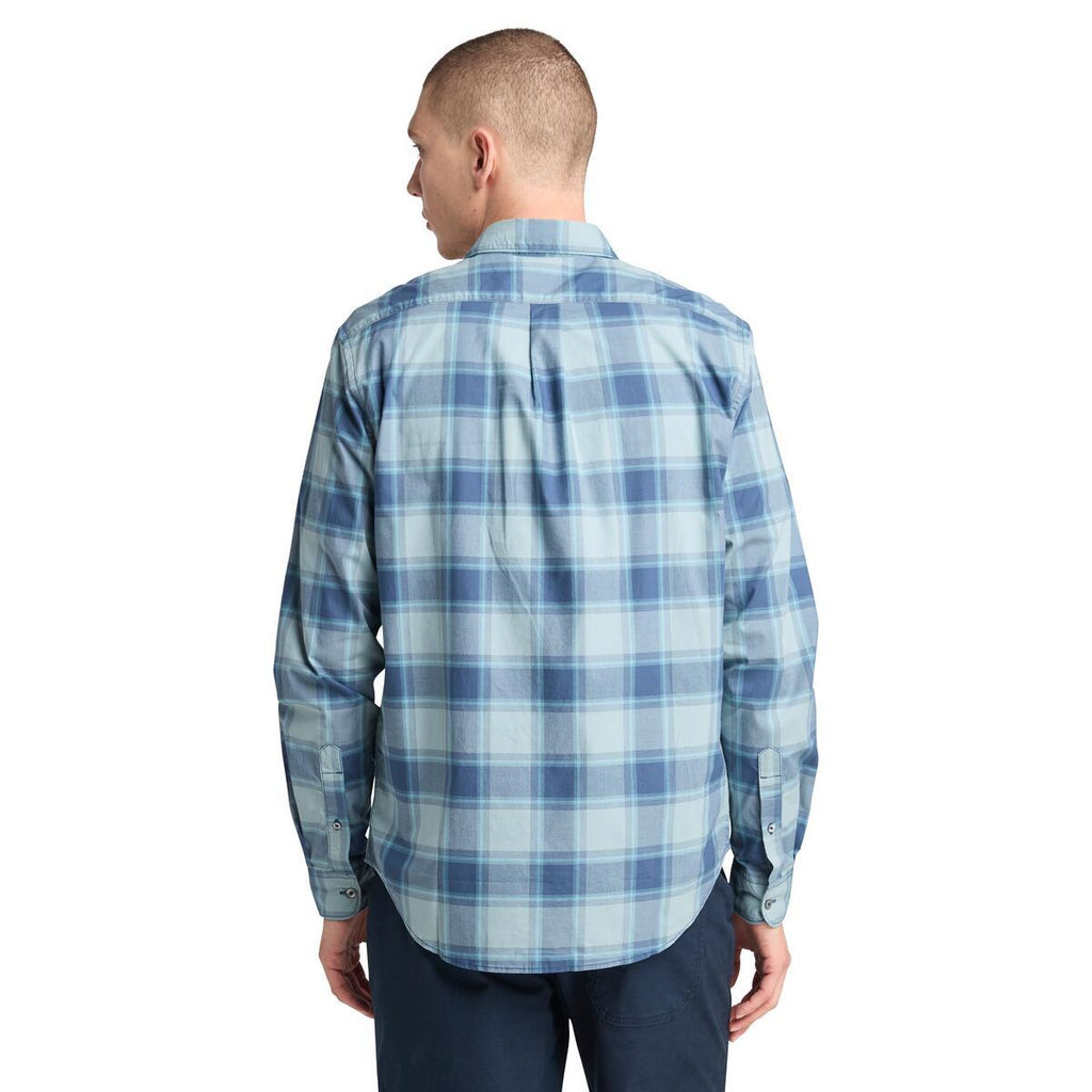 Timberland / Рубашка Shirt Eastham River Stretch Poplin Check Regular  фото 5
