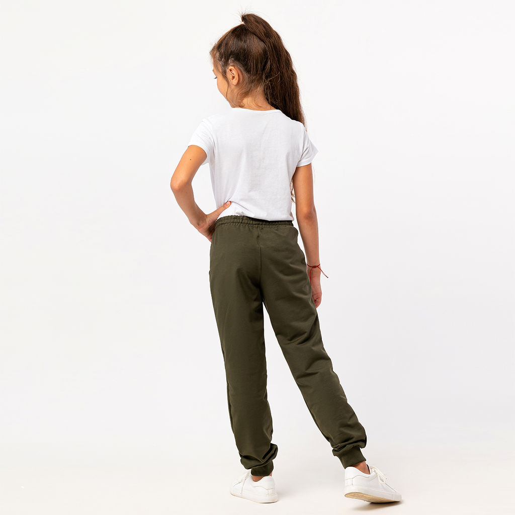 RODOS Брюки для девочки М-256 Хаки