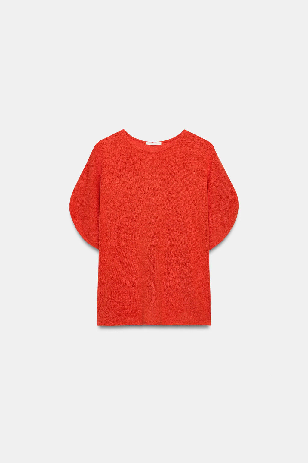 TOP R?STICO MANGA CAPA / Rojo - Zara фото 6