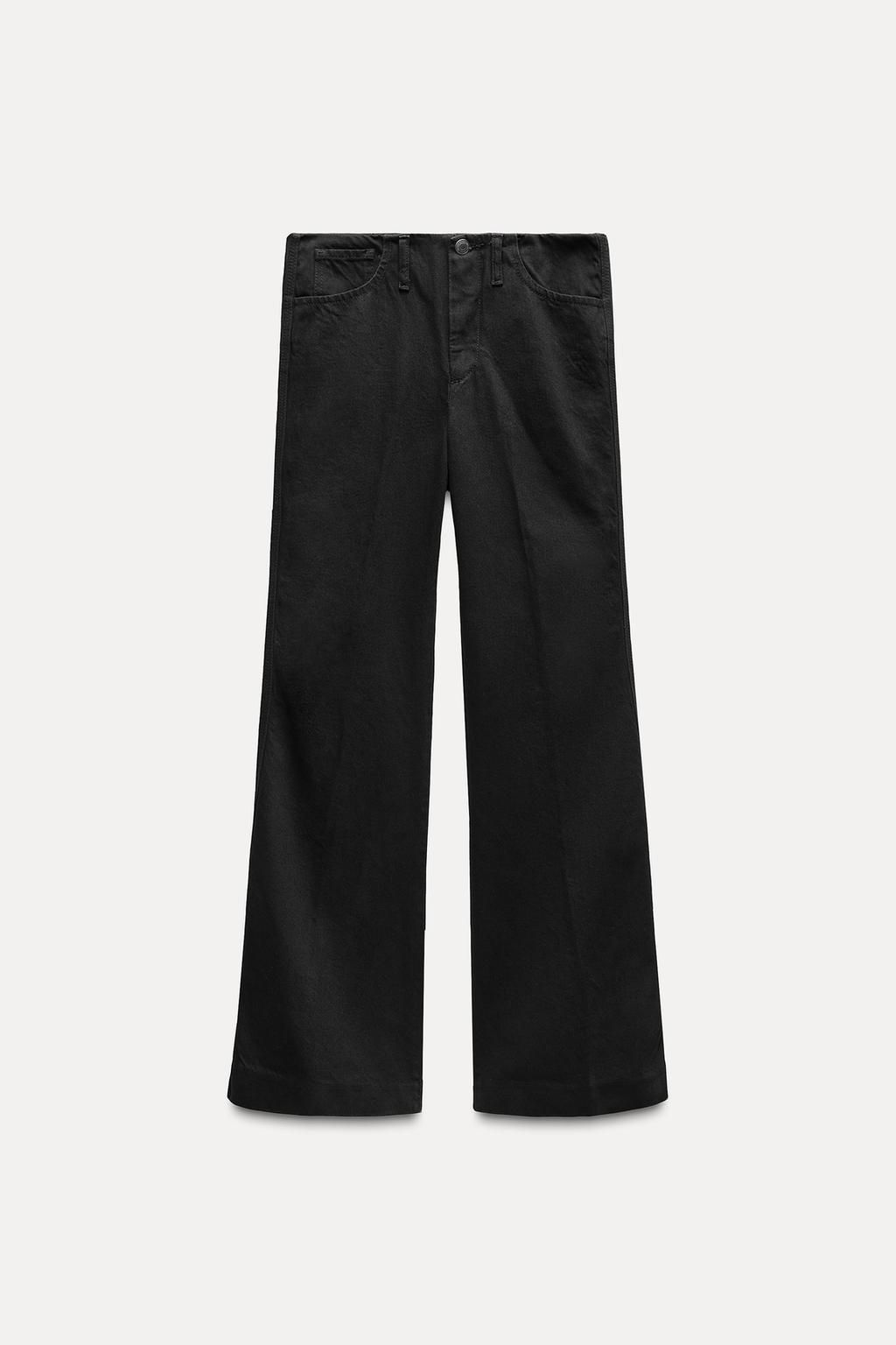 ZW COLLECTION BOOTCUT MID-WAIST JEANS - Zara фото 6